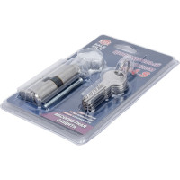 Цилиндровый механизм с вертушкой KALE KILIT 164 SM/68 (26+10+32) мм, блистер, никель, 5 кл. 25103