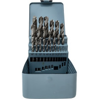 Набор сверл 1-13 мм, 25 шт, Р6М5, А1, металлический футляр ИНСТУЛС 00001518410