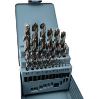 Набор сверл 1-13 мм, 25 шт, Р6М5, А1, металлический футляр ИНСТУЛС 00001518410