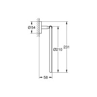 Кольцо для полотенца Grohe BauCosmopolitan  40460001