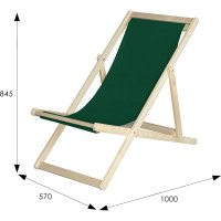 Шезлонг Мебелик 7768