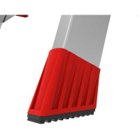 Профессиональная стремянка Новая Высота NV3127, 2x6 ступеней 130 мм, площадка 350x260 мм, Max нагр. 225 кг, 2К башмаки, 3127206