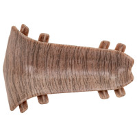 Внутренний угол для плинтуса IDEAL Классик 55 мм, 205 дуб капучино К-П55-В-Ф2 205 дуб КАП