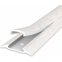 Порог с монтажным каналом IDEAL 36 мм, 0.9 м, 230 дуб айсберг, 1 шт. ПМК36-0,9 230 дуб АЙС