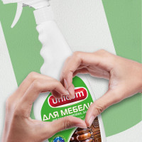 Средство для полировки и ухода за мебелью UNICUM 3 в 1, 0.5 л 300308/6