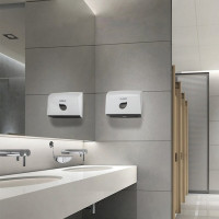 Диспенсер для полотенец LAIMA PROFESSIONAL ECO система H3, V-сложения, белый, ABS-пластик 606548