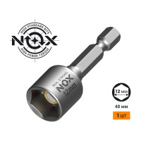Ключ-насадка магнитная NUT SETTER 12x48 мм, карта NOX 551201