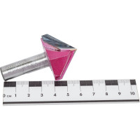 Фреза пазовая V-образная 90 градусов (38.1x25.4x66 мм; хв-к 12 мм) PROCUT 200281P