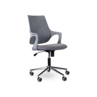 Кресло UTFC М-804 Ситро/Citro greyPL хром Ср QH21-1325 серое ИКСитро09