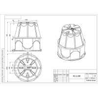 Пластиковый колодец POLIMER GROUP RUWEL КС-2.2М SK02020201