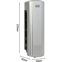 Дозатор для мыла Puff 8110S, 350 мл, хром, ABS-пластик 1402.016