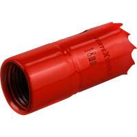 Коронка биметаллическая по металлу 18 мм vertextools 2525-18