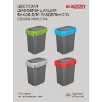 Контейнер для мусора Бытпласт SMART BIN 10 л зеленый 434214709