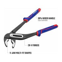 Переставные клещи WORKPRO 250 мм, 10 дюймов, CR-V WP231028