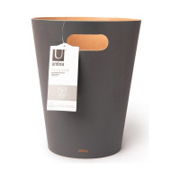 Корзина для мусора Umbra Woodrow 7.5 л, серая 082780-618