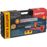Цепная аккумуляторная пила WORTEX CEC 2518 ALL1 18 В, 4 А*ч 0323167