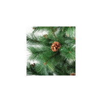 Новогодняя искусственная ель Золотая сказка Velvet Pinewood 150 см, с инеем и шишками, ПВХ 591703