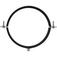 Хомут для вентиляционных каналов Lucky Guy д=162 мм, 25х1,2 мм, цинк, с резиновой прокладкой 400 04 162 8Р