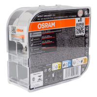 Автолампа Osram H4, 60/55, P43t+200%, NIGHT BREAKER 200, 4050 К, 12 В 64193NB200-HCB