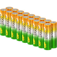 Аккумуляторная батарея GP аа пальчиковые hr6 2700 mah/мач ni-mh 18 шт. в упак 270AAHCRGY-B18 23948517
