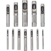 Набор пробойников Rockforce 3-10, 12, 14, 16, 19 мм, 12 предметов, в сумке RF-31291B(50841)