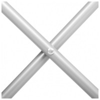 Табурет Helios Shark T-21124-AL-S Ф22x1.2, алюминий 282346