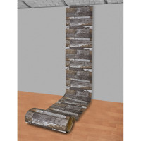 Мягкая самоклеящаяся 3D панель LAKO Деревянная кладка 6, рулон, 70x600 см LKD-16-05-AD20 LKD-16-05-AD20-RU