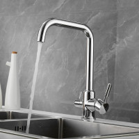 Смеситель для кухни SHEVANIK с подключением к фильтру питьевой воды хром S268