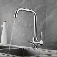 Смеситель для кухни SHEVANIK с подключением к фильтру питьевой воды хром S268