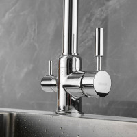 Смеситель для кухни SHEVANIK с подключением к фильтру питьевой воды хром S268