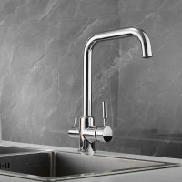 Смеситель для кухни SHEVANIK с подключением к фильтру питьевой воды хром S268