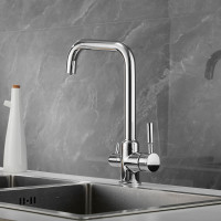 Смеситель для кухни SHEVANIK с подключением к фильтру питьевой воды хром S268