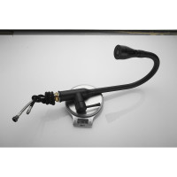 Смеситель для кухни SHEVANIK с выдвижной лейкой душем, черный S163H