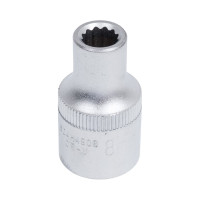 Головка торцевая 12-гранная (1/2"DR; 8 мм) Jonnesway S04H4908