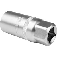 Головка шестигранная свечная с резиновым держателем AV Steel (21 мм; 1/2)  AV-520621