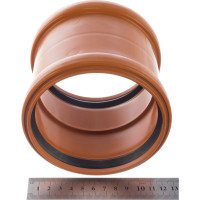 Двойная муфта для наружной канализации PRO AQUA TERRA PP 110 PPH10110