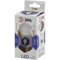 Светодиодная лампа ЭРА LED P45-9W-860-E27 диод, шар, хол Б0031412