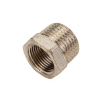 Резьбовая латунная футорка Н/В PRO AQUA 1/2 x 3/8 05-M15-F10x