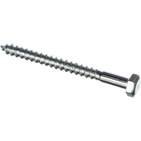 Шуруп с шестигранной головкой Качественный КРЕПЕЖ 6х70, 80 шт. 0300545 КЧ