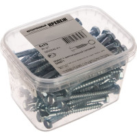 Шуруп с шестигранной головкой Качественный КРЕПЕЖ 6х70, 80 шт. 0300545 КЧ