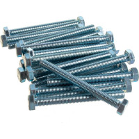 Болт с ш\г Качественный КРЕПЕЖ полная резьба DIN 933 558 8x80 25 шт 0300815 КЧ