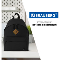 Рюкзак BRAUBERG черный 225381