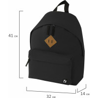 Рюкзак BRAUBERG черный 225381
