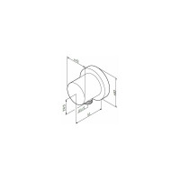 Шланговое подсоединение AM.PM 1/2 F0600E00