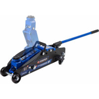 Подкатной домкрат с фиксацией Forsage 2.5т, h min 140 мм, h max 387 мм F-TH22501CB(9493)