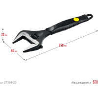 Разводной ключ Stayer Cobra 250 / 50 мм 27264-25