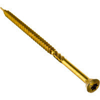 Шуруп для полов и паркета Rusconnect 3,2х60 мм, желтый цинк 100 шт. 3803611