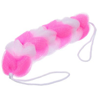 Мочалка для душа Банные Штучки Косичка, 22х5 см 42х5 см с ручками, 5 цветов 40024