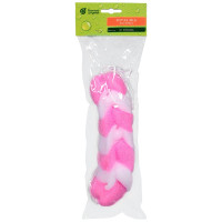 Мочалка для душа Банные Штучки Косичка, 22х5 см 42х5 см с ручками, 5 цветов 40024