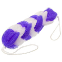 Мочалка для душа Банные Штучки Косичка, 22х5 см 42х5 см с ручками, 5 цветов 40024